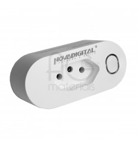 Tomada Wi-fi Inteligente Com Medidor de Consumo - NOVA DIGITAL (Similar Sonoff)